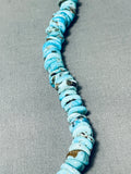 Double Yei Kachina Native American Navajo Turquoise Sterling Silver Naja Necklace-Nativo Arts