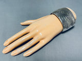One Of The Most Detailed Ever Native American Navajo Sterling Silver Bracelet-Nativo Arts