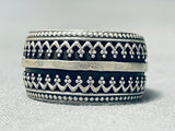 One Of The Most Detailed Ever Southwestern Sterling Silver Ring-Nativo Arts