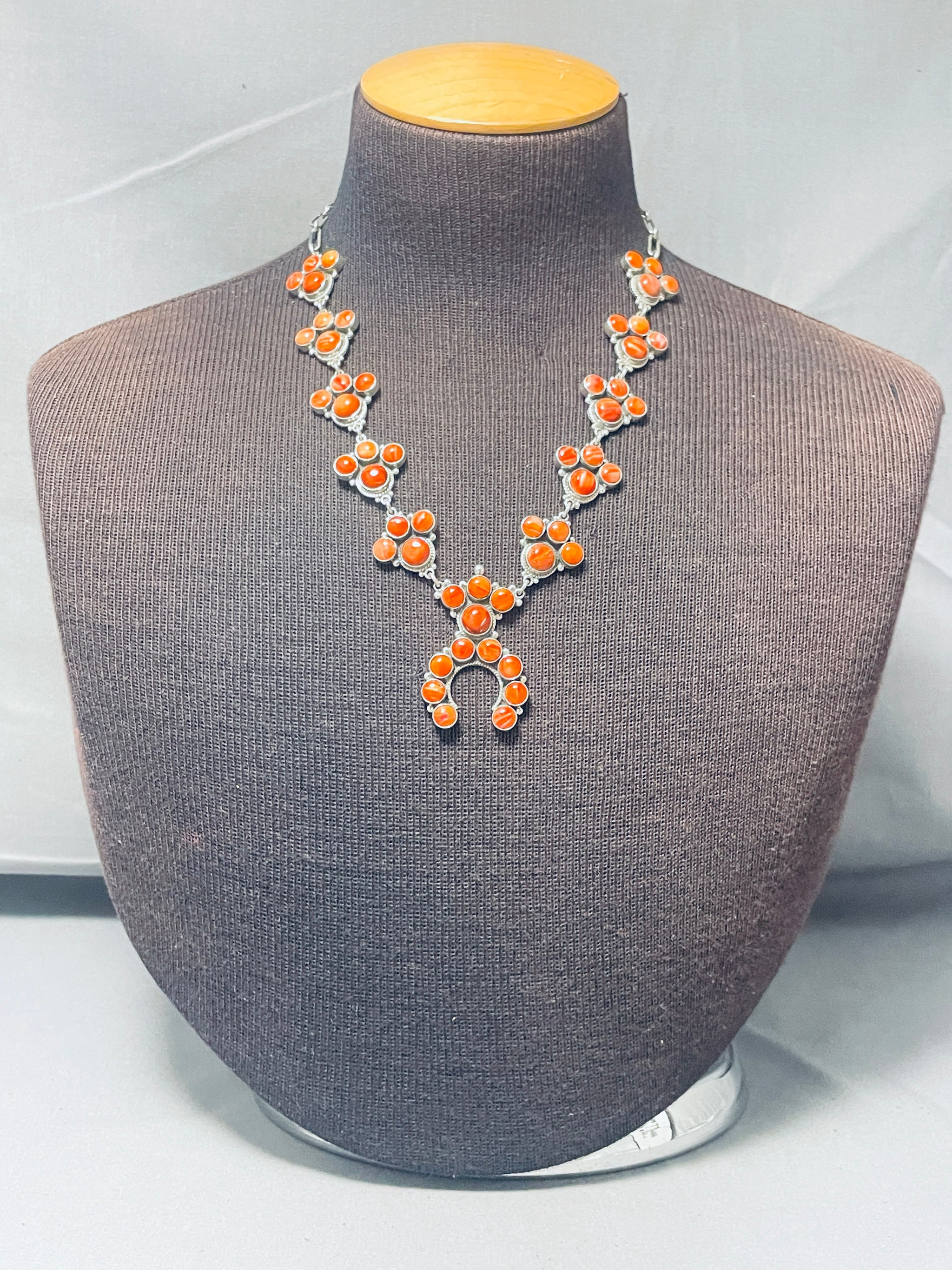 Important Federico Jimenez Sterling Silver Spiny Oyster Necklace