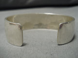 Important Vintage Native American Navajo Tommy Jackson Sterlingn Silver Rug Bracelet-Nativo Arts