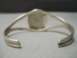 Amazing Vintage Native American Navajo Opal Inlay Sterling Silver Bracelet-Nativo Arts