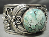 Native American Important Vintage Francisco Gomez Spiderweb Turquoise Sterling Silver Bracelet-Nativo Arts