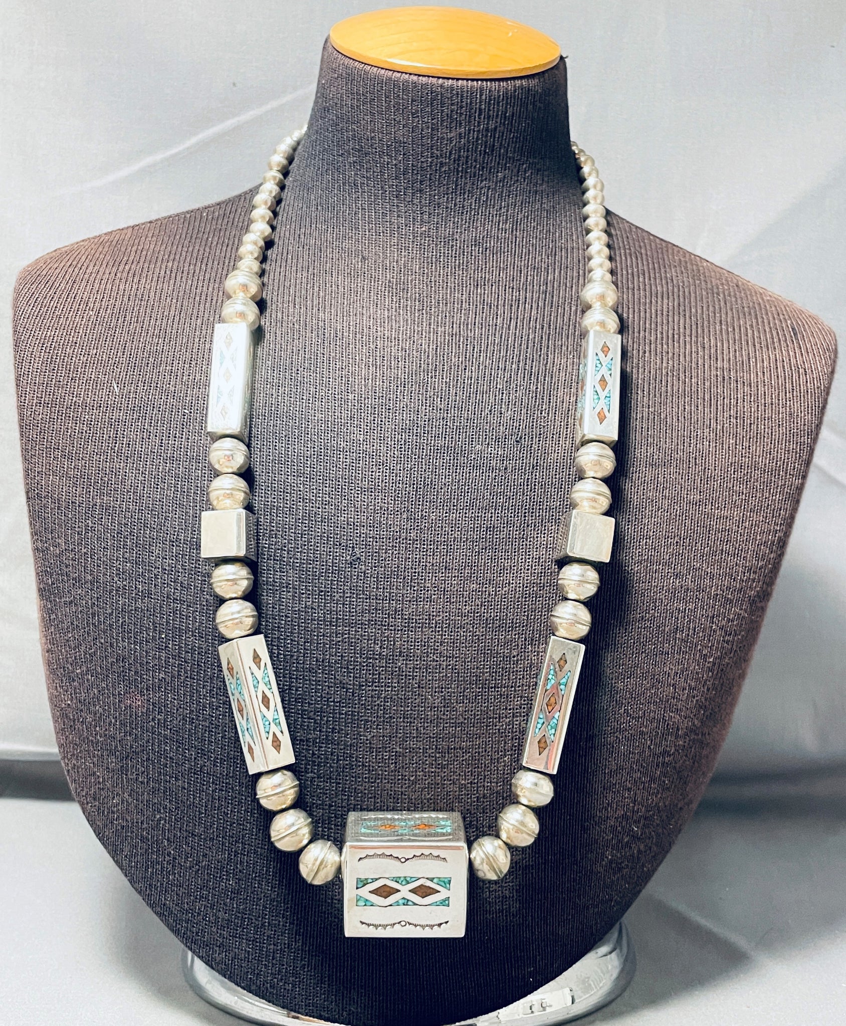 【即納HOT】Indian Jewelry/Navajo極太Square ブレスレット アクセサリー