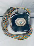 Mini Pouch Purse Sterling Silver Vintage Native American Navajo Turquoise-Nativo Arts