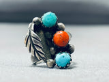 Sweet Vintage Native American Navajo Turquoise Sterling Silver Ringold-Nativo Arts