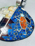 Native American One Of The Best Ever Vintage Santo Domingo Turquoise Sterling Silver Necklace-Nativo Arts
