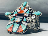 The Best Ever Vintage Native American Navajo Ben Begaye (d) Sterling Silver Turquoise Bracelet-Nativo Arts