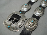 Important Vintage Native American Navajo Nila Turquoise Sterling Silver Bracelet Cuff Old-Nativo Arts