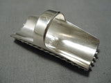 Magnificent Zuni Native American Hallo Sterling Silver Native American Ring-Nativo Arts
