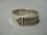 Amazing Vintage Navajo Real Gold Sterling Silver Native American Ring-Nativo Arts