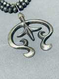 Rare Native American Acoma Vintage Turquoise Sterling Silver Squash Blossom Necklace-Nativo Arts