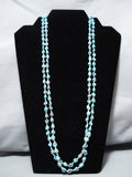 Amazing Vintage Navajo Native American Turquoise Necklace Old-Nativo Arts
