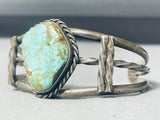 Important Vintage Native American Navajo Royston Turquoise Sterling Silver Bracelet-Nativo Arts