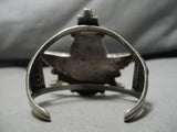 Important Vintage Native American Zuni Gary Vacit Turquoise Sterling Silver Kachina Bracelet-Nativo Arts