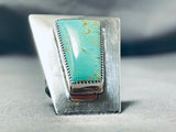 Jake Francosa San Felipe Royston Turquoise Sterling Silver Ring-Nativo Arts