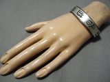 Quality Vintage Hopi Nathtan Fred Sterling Silver Native American Bracelet-Nativo Arts