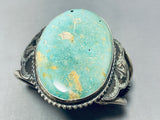 One Of The Best Vintage Native American Navajo Royston Turquoise Sterling Silver Bracelet-Nativo Arts