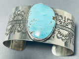 Fascinating San Felipe Royston Turquoise Sterling Silver Bracelet Signed-Nativo Arts