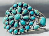Incredible Native American Navajo Royston Turquoise Sterling Silver Bracelet-Nativo Arts