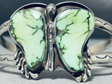 Extremely Rare Orvil Jack Turquoise Vintage Native American Navajo Sterling Silver Bracelet-Nativo Arts