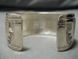 Important Randy Hoskie Vintage Navajo Sterling Silver Native American Bracelet-Nativo Arts