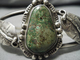 Incredible Vintage Native American Navajo Royston Turquoise Sterling Silver Bracelet-Nativo Arts