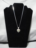 Exquisite Vintage Navajo #8 Turquoise Sterling Silver Native American Necklace-Nativo Arts