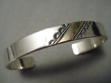Incredible Vintage Native American Navajo 14k Gold Sterling Silver Bracelet-Nativo Arts