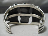 Heavy Huge Vintage Native American Navajo Royston Turquoise Sterling Silver Bracelet Old-Nativo Arts