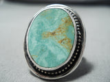 Spectacular Vintage Native American Navajo Royston Turquoise Sterling Silver Ring-Nativo Arts
