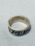 Expressive Vintage Native American Hopi Sterling Silver Ring-Nativo Arts