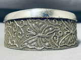 One Of A Kind Native American Navajo Sterling Silver Butterfly Bracelet-Nativo Arts