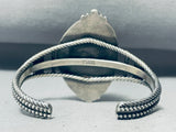 Wally Yazzie Jr Vintage Native American Navajo Royston Turquoise Sterling Silver Bracelet-Nativo Arts