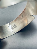 Important Vintage Native American Navajo Ben Begaye Sterling Silver Lapis Bracelet-Nativo Arts