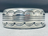 Dynamic Vintage Native American Navajo Sterling Silver Dan Jackson Bracelet-Nativo Arts