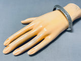 A Level Above Detailed Vintage Native American Navajo Sterling Silver Bracelet-Nativo Arts