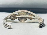 Incredible Vintage Native American Navajo Domed Jet Sterling Silver Flank Bracelet-Nativo Arts