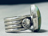 Outstanding Native American Navajo Turquoise Stering Silver Ring Ben Begaye-Nativo Arts