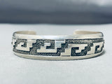 Thomas Singer Vintage Native American Navajo Sterling Silver Bracelet-Nativo Arts