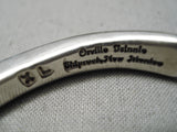 Important Vintage Native American Navajo Orville Tsinnie Sterling Silver Bracelet-Nativo Arts
