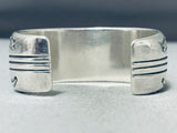 Dynamic Vintage Native American Navajo Sterling Silver Dan Jackson Bracelet-Nativo Arts