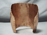 Unforgettable Navajo Wide Copper Bracelet Native American-Nativo Arts