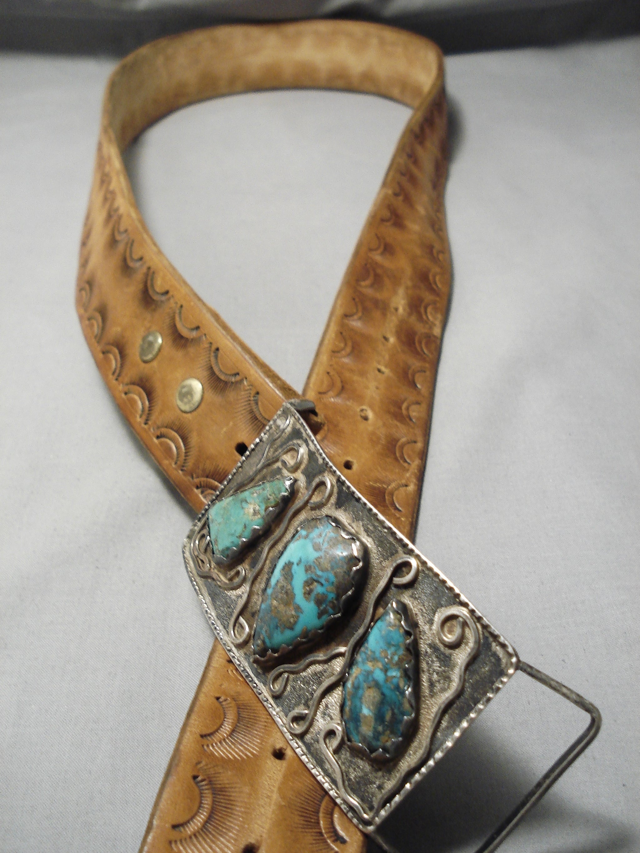 Museum Vintage Native American Navajo Huge Chunk Turquoise 