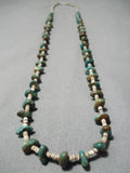 Native American Marvelous Vintage Santo Domingo Royston Turquoise & Heishi Necklace-Nativo Arts