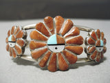 Museum Vintage Zuni Native American Turquoise Sterling Silver Bracelet-Nativo Arts