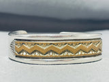 100 Grams Heavy Vintage Native American Navajo Bill Family Sterling Silver Bracelet-Nativo Arts
