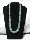 Outstanding Vintage Native American Navajo Royston Turquoise Sterling Silver Necklace-Nativo Arts