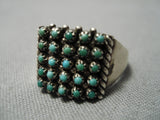Marvelous Vintage Zuni Native American Sterling Silver Ring-Nativo Arts