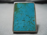 Amazing Vintage Navajo Turquoise Native American Sterling Silver Ring-Nativo Arts